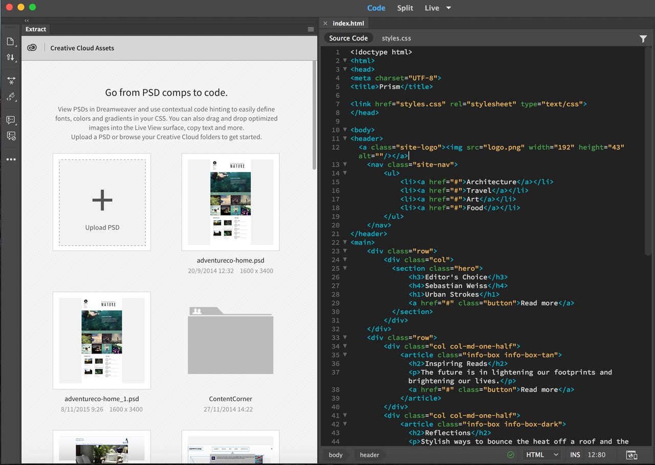 Adobe-Dreamweaver-網頁設計軟體